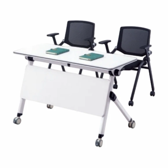 Steel And Wood Training Table